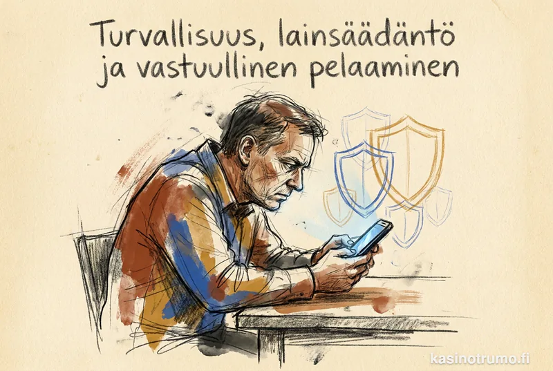 Turvallisuus, lainsäädäntö ja vastuullinen pelaaminen